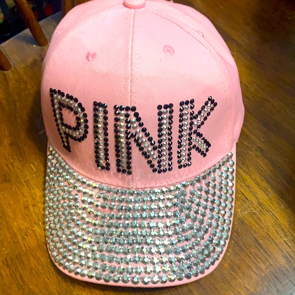 PINK Rhinestone Hat